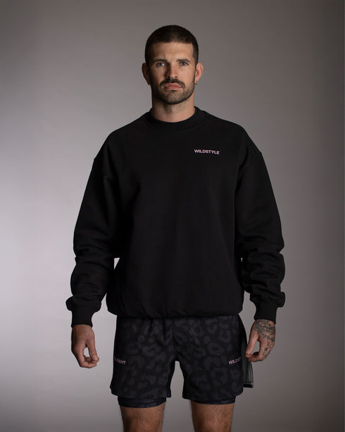 WANA (We All Need Anarchy) FIGHT Heavy Oversized Sweatshirt